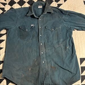 Carhartt Men's Green Casual Button Down Shirt